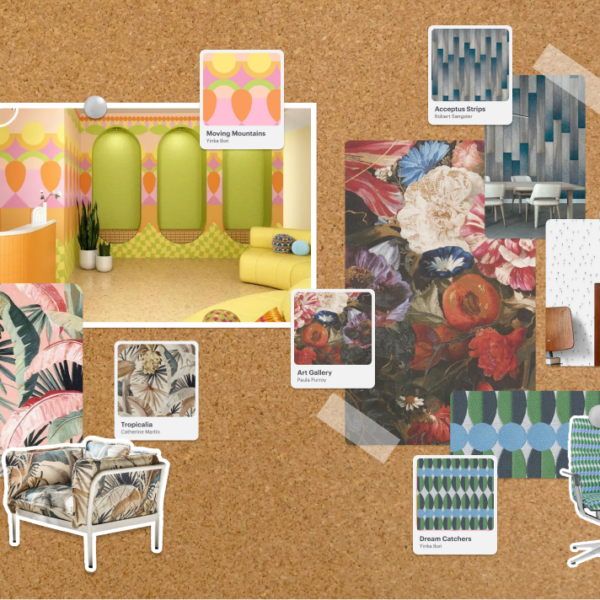 A mood board highlight 5 different Brands and their artist collaboration collections.