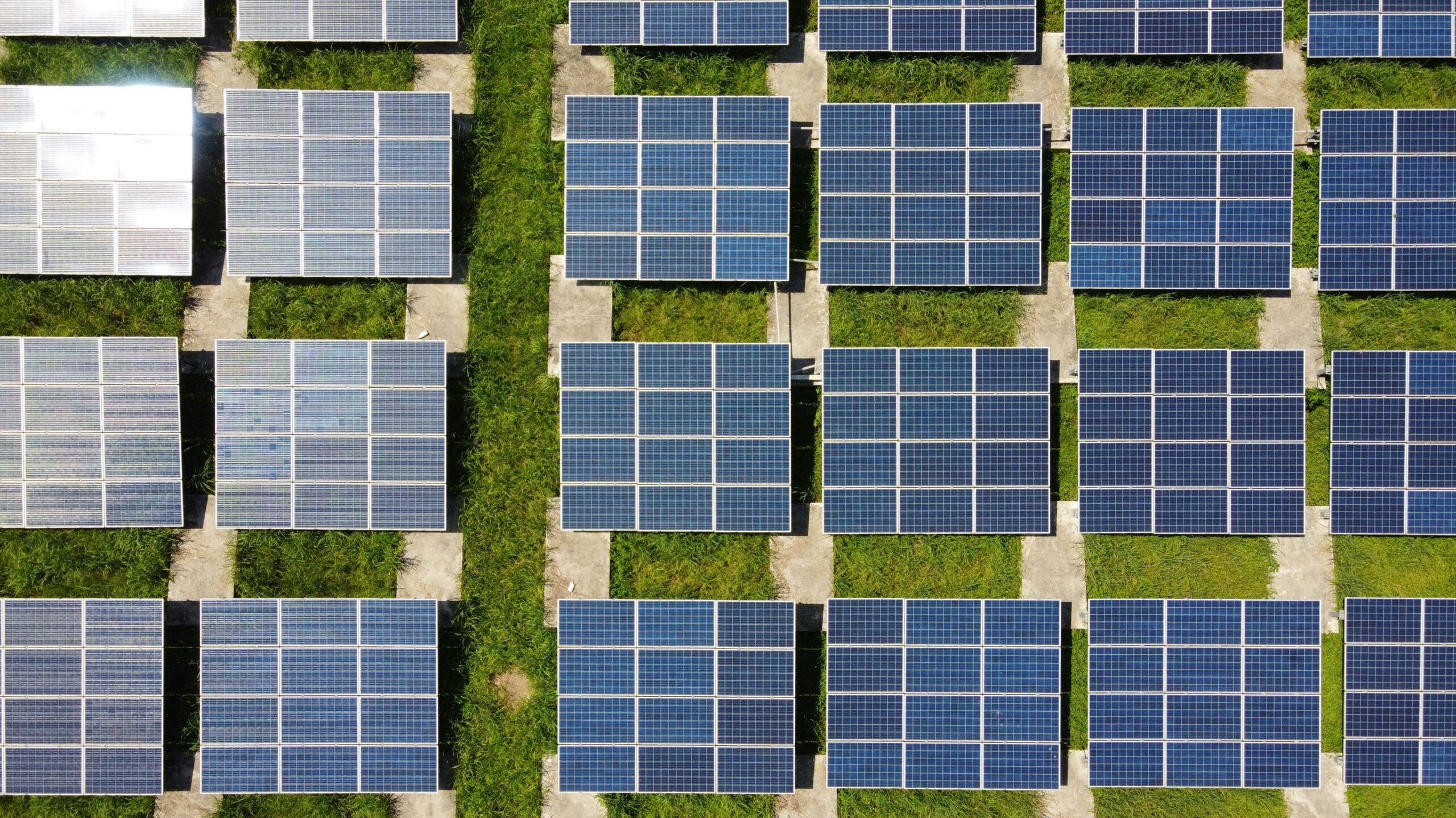 Taipei Energy Hill solar park in Taiwan from above